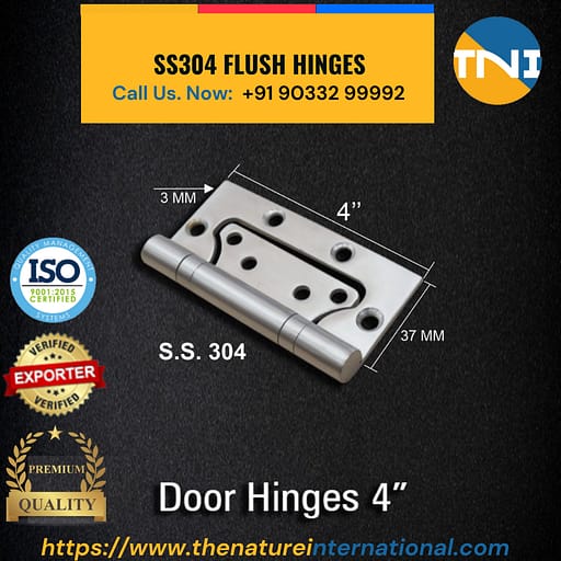 4 inch stainless steel door hinges